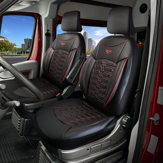 FORD TRANSIT TRAIL 2020 tot heden - autostoelhoes Verona rood