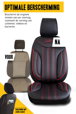 NISSAN NV400 2021 tot heden - Autostoelhoes Miami rood